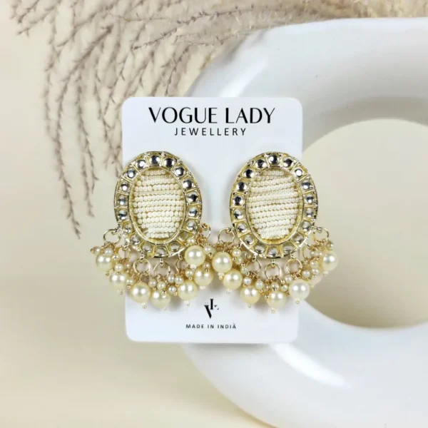 Rajput royalty chandbali earrings