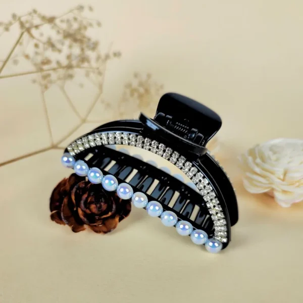 Crystal arc korean hair clutcher