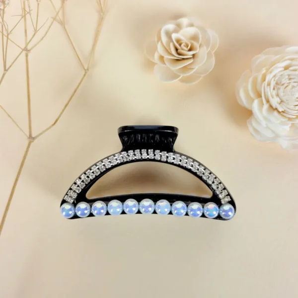 Crystal arc korean hair clutcher