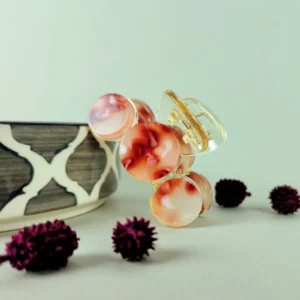 Rosy Mirage korean hair claw