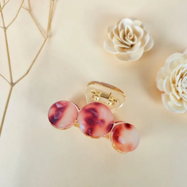 Rosy Mirage korean hair claw