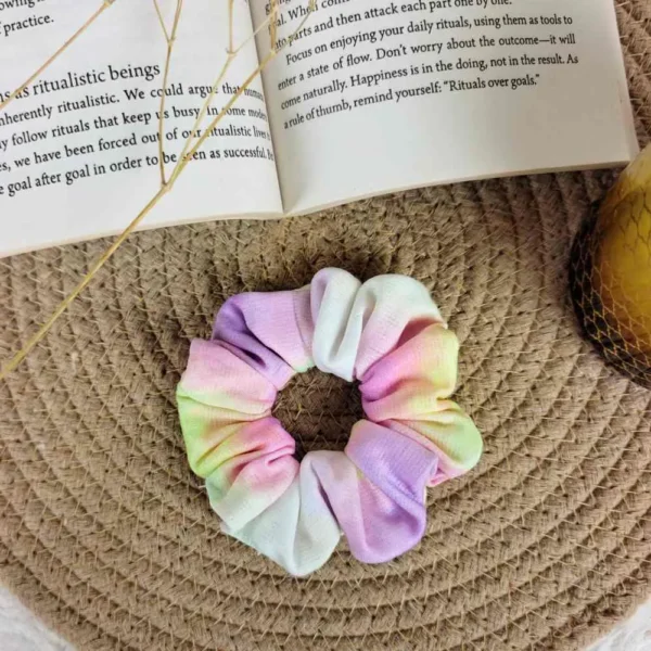 Bubble Bloom handmade scrunchies