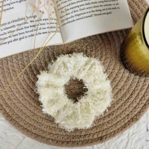 Silk Swirl handmade scrunchies
