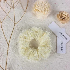 Silk Swirl handmade scrunchies
