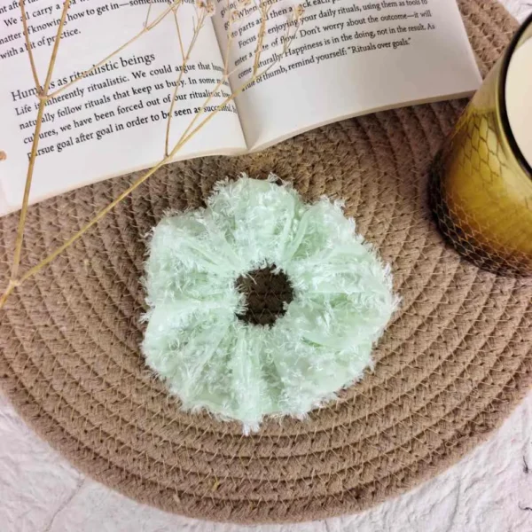 Teal Twilight handmade scrunchies