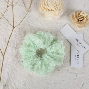 Teal Twilight handmade scrunchies