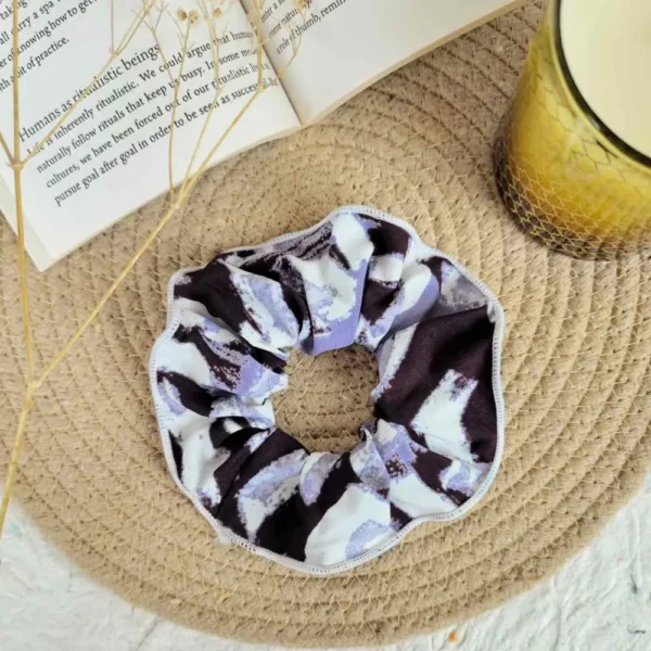 Cloud Twist handmade scrunchies