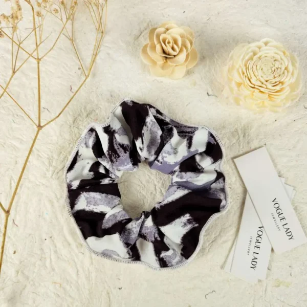 Cloud Twist handmade scrunchies