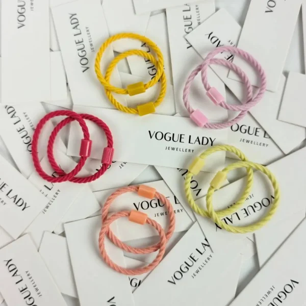 Cuddle Curls Multi colour Hair ties